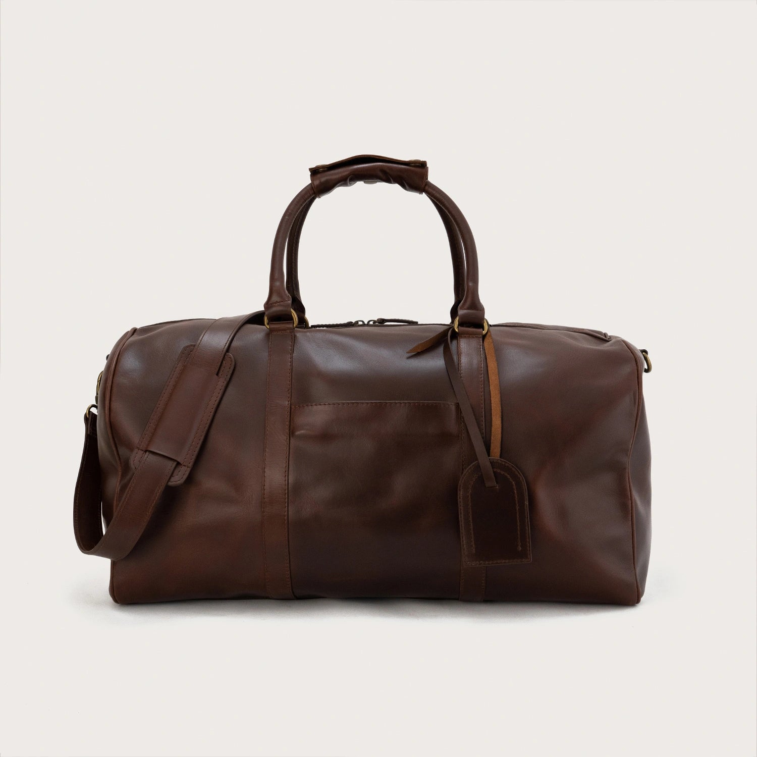 Used leather duffle bags hotsell